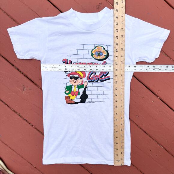 Vintage 80s Keebler Elf Fun Club Uncommonly Cool T Shirt Candy Snack Food Cookie - Picture 8 of 8